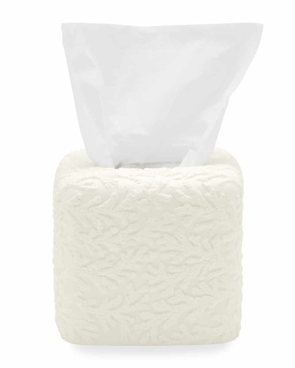 Alanya White Tissue Box